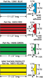 Line Pattern Glue Strips
