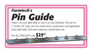 18" Pin Guide
