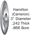 Cameron/Hamilton Perf, Slitter, & Specialty Wheels