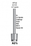 Style A - 2.5" Shaft Lassco Spinnit Hollow Paper Drills