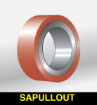 SANDEN 4x4 POLY PULL WHEEL (2.28" OD)