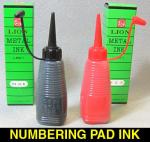 1oz Bottle Red/Black Ink for Ink Pad